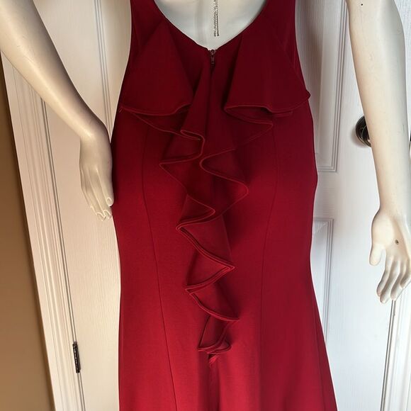 Red dress with open back/ Size 7 - Picture 8 of 9